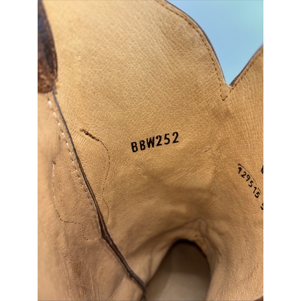 Shyanne Isabelle Inlay Stud Western Boot Brown Womens Size 8.5 - Picture 15 of 16